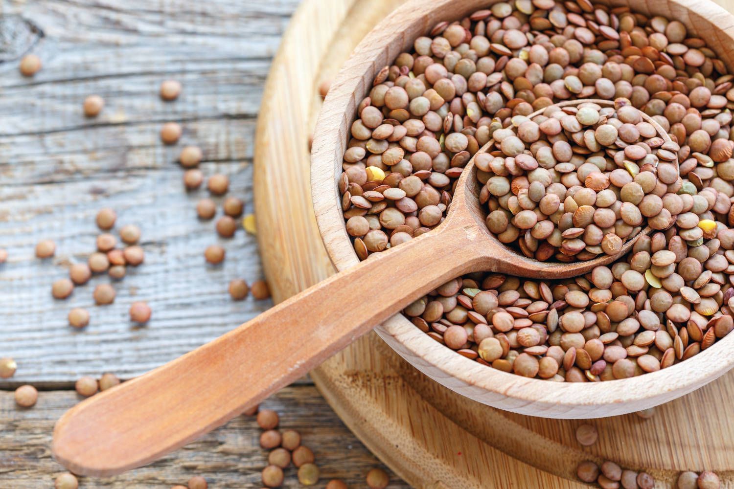 Lentils in a bowl